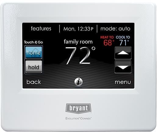 bryant evolution connex thermostat